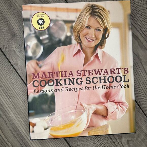 Hardback Book: Martha Stewart's Cooking School Cookbook Bake - Picture 1 of 7